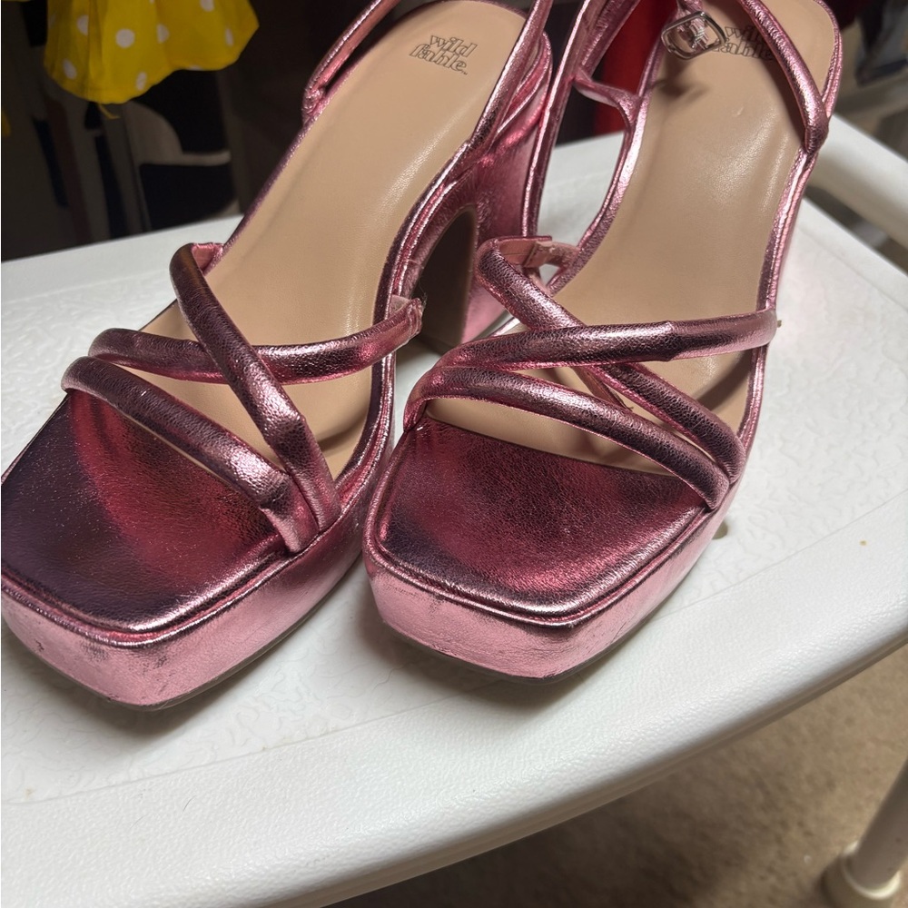 Wild Fable Astro Strappy Platform Block Heels